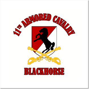 11th Armored Cavalry - Blackhorse Posters and Art